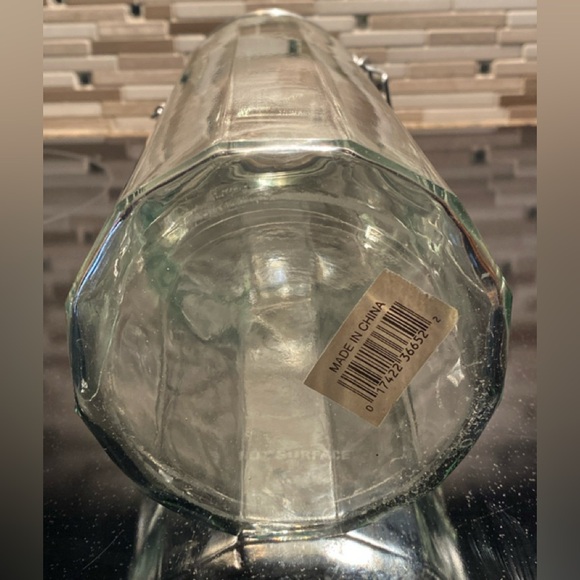 Vintage Pasta Storage Clip Top Glass Jar - Picture 2 of 8